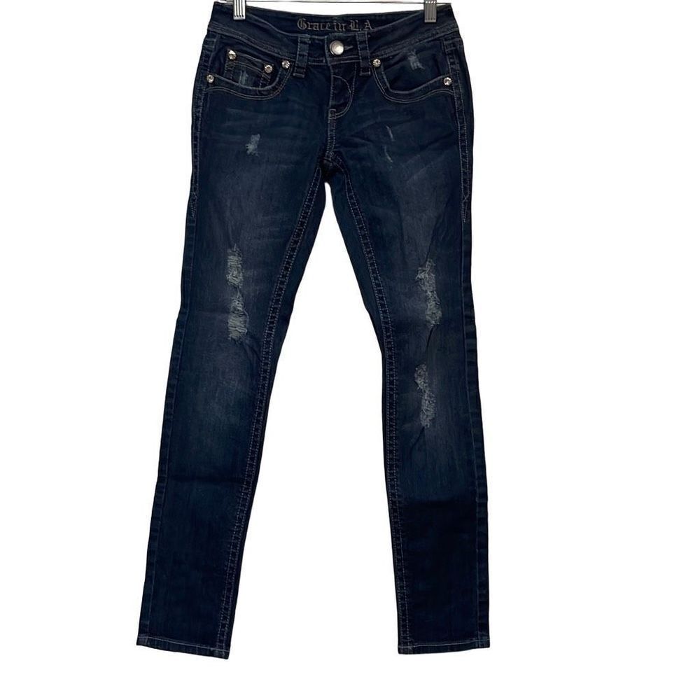Grace in LA Skinny Jean - 3 - Picture 3 of 9